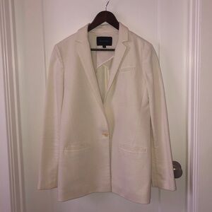 Textured Cream Blazer by Banana Republic, size 6